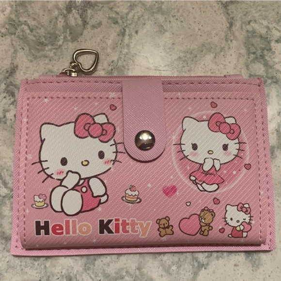 Hello Kitty Card & Coin Purse, Wrist Keychain Bundle - Picture 4 of 11